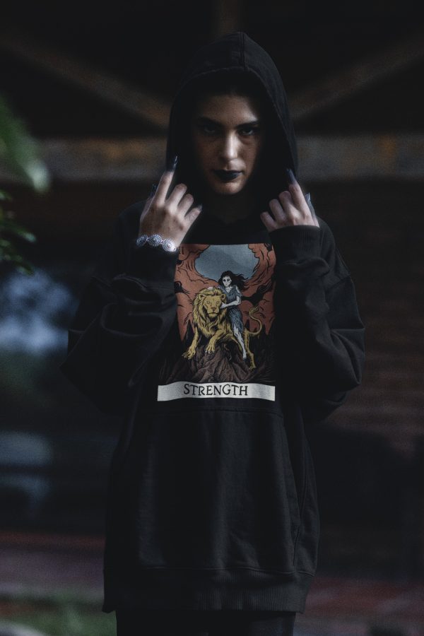 viii. Strength Tarot Hoodie - Image 5