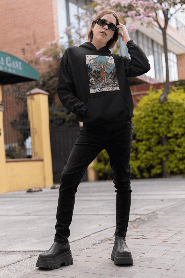 xiv. Temperance Tarot Hoodie - Image 5