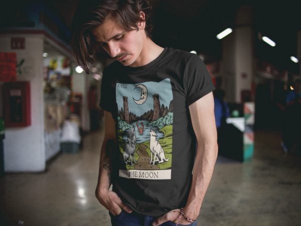 xviii. The Moon Tarot Tee - Image 4