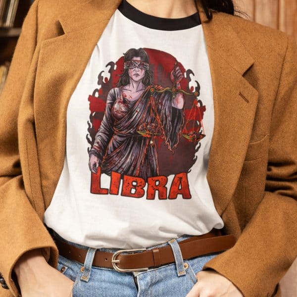 Libra Zodiac Ringer - Image 5