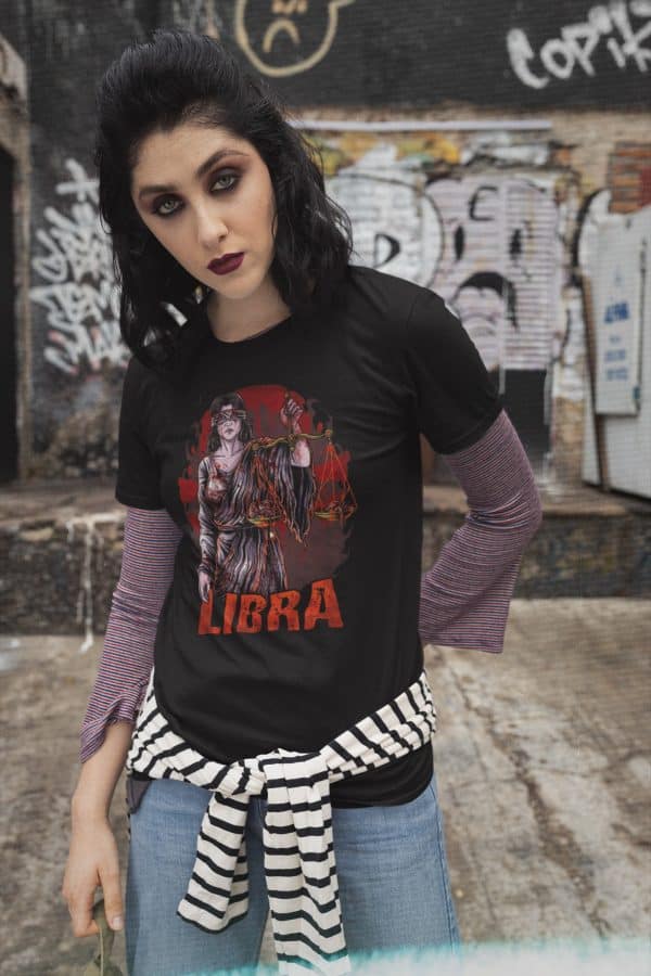 Libra Zodiac Tee - Image 4