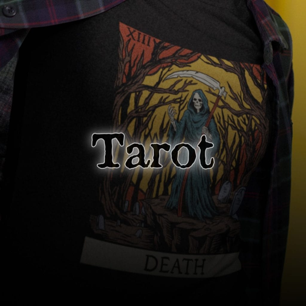 major arcana tarot card designed clothing category cover