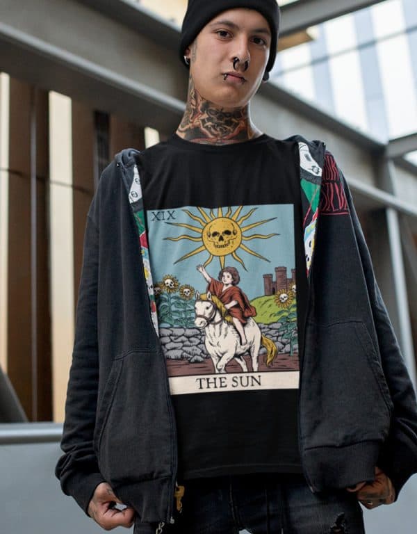 xix. The Sun Tarot Tee - Image 4