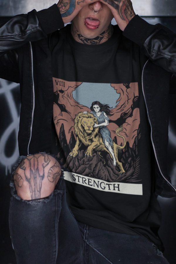 viii. Strength Tarot Tee - Image 5