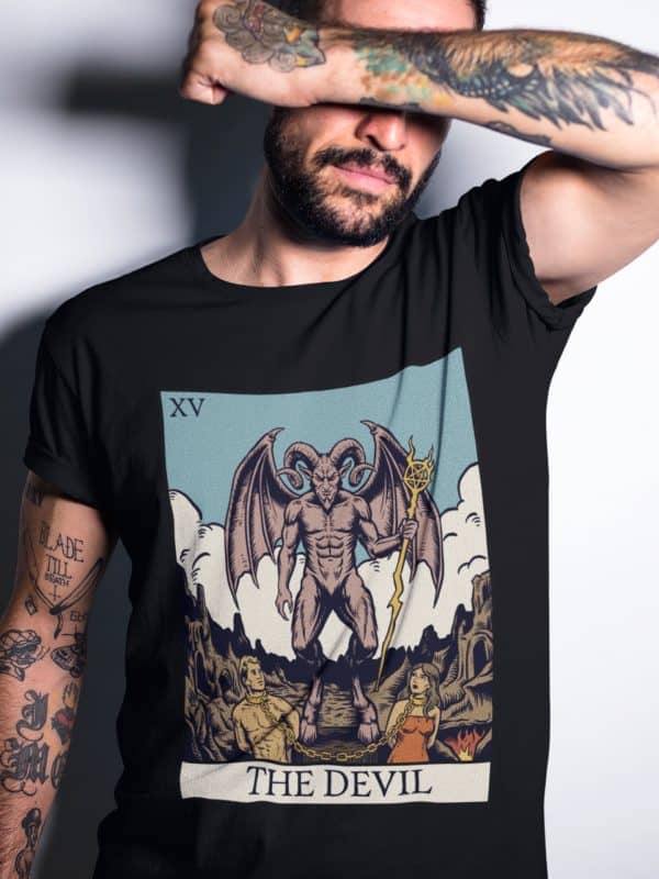 xv. The Devil Tarot Tee - Image 4