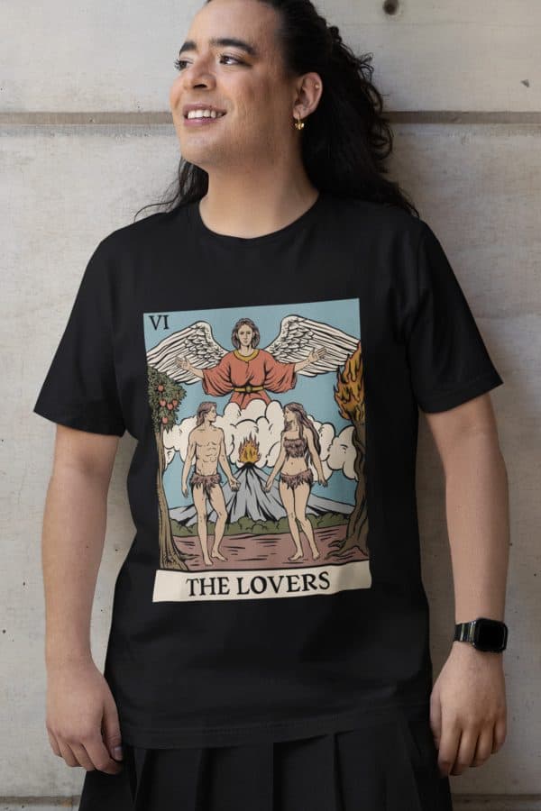 vi. The Lovers Tarot Tee - Image 4
